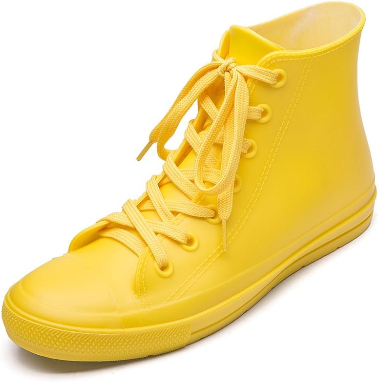 DKSUKO Women's Waterproof High Top Rain Boots for Comfort