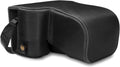 MegaGear Ever Ready Leather Camera Case for Sony A6400 (18-135mm)