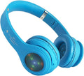 Kids Headphones Bluetooth Wireless LED Light Up Foldable Headphones