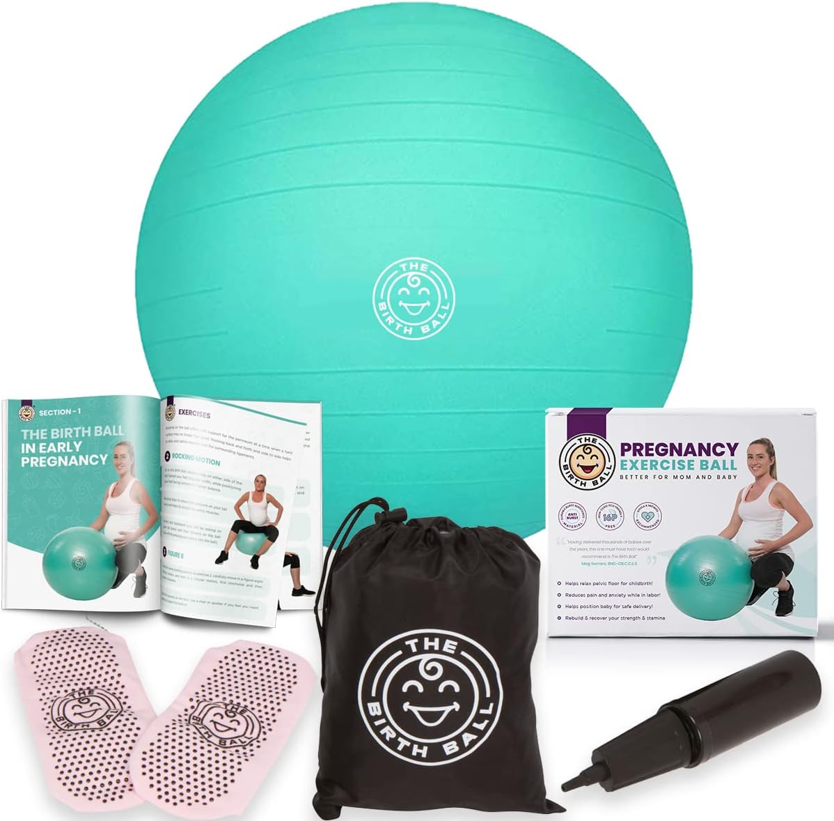 Birthing Ball for Pregnancy & Labor - Exercises for Moms