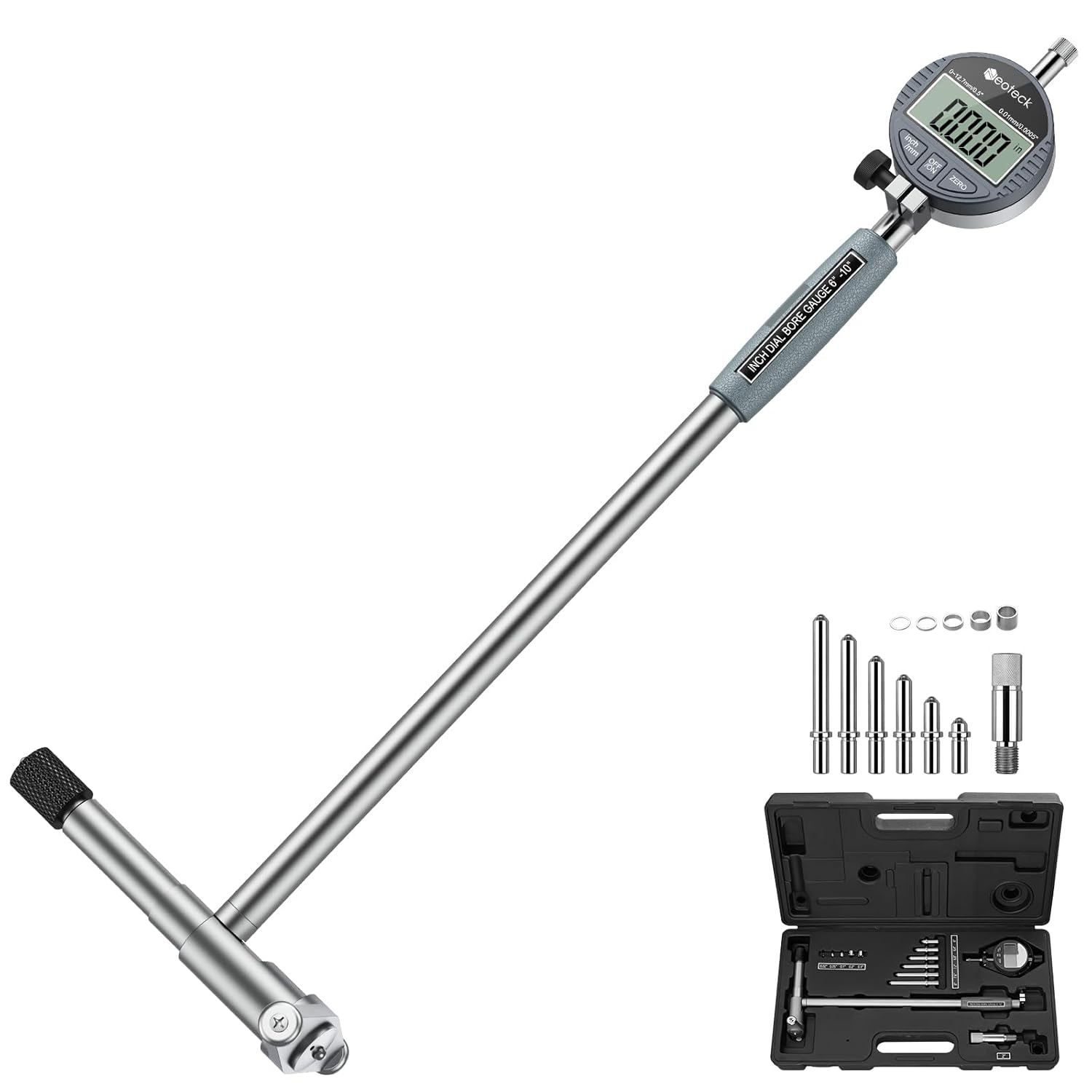 Neoteck Digital Indicator Bore Gauge Set for Precision Measurement