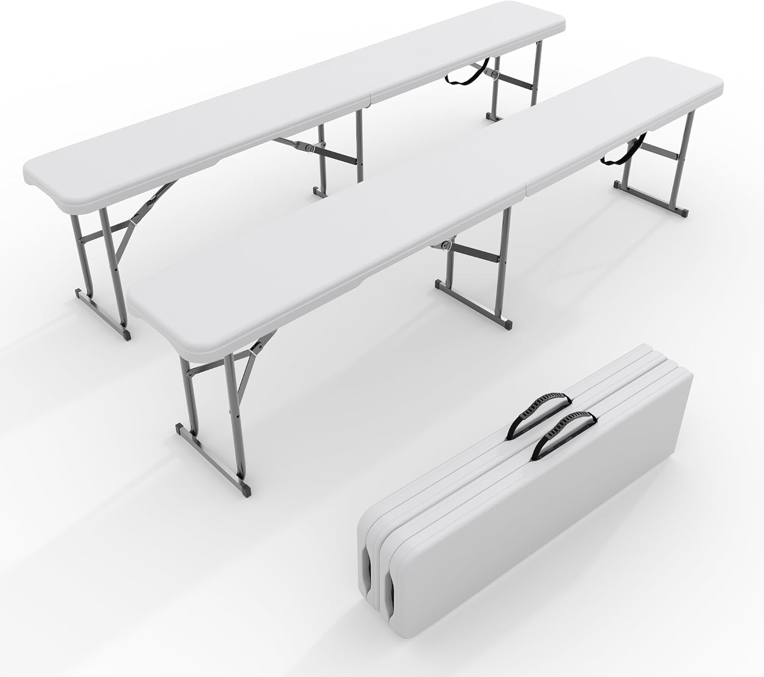 GarveeLife Portable Folding Bench for Outdoor Events and Activities