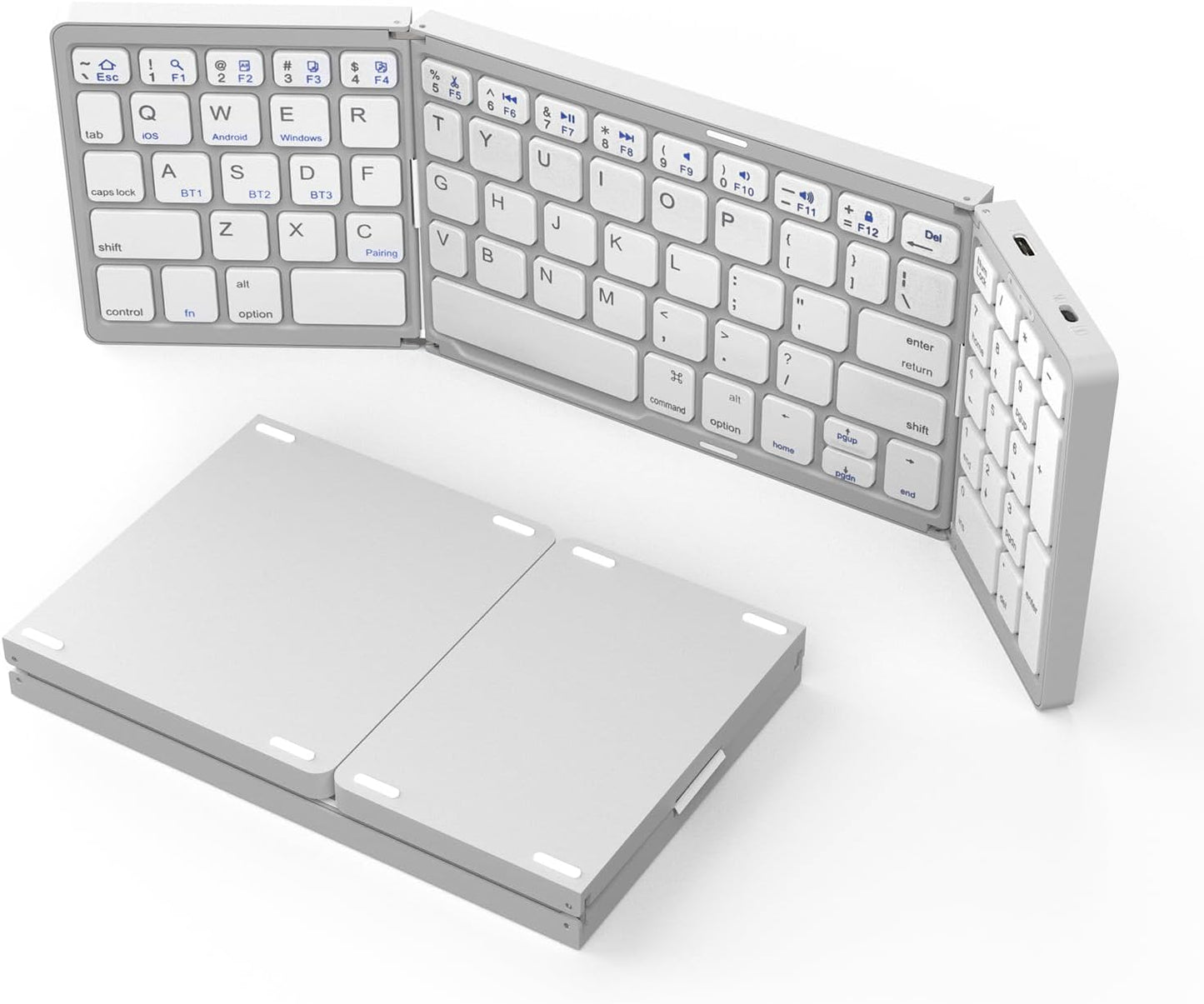 BRIMFORD Foldable Bluetooth Keyboard - Portable Efficiency