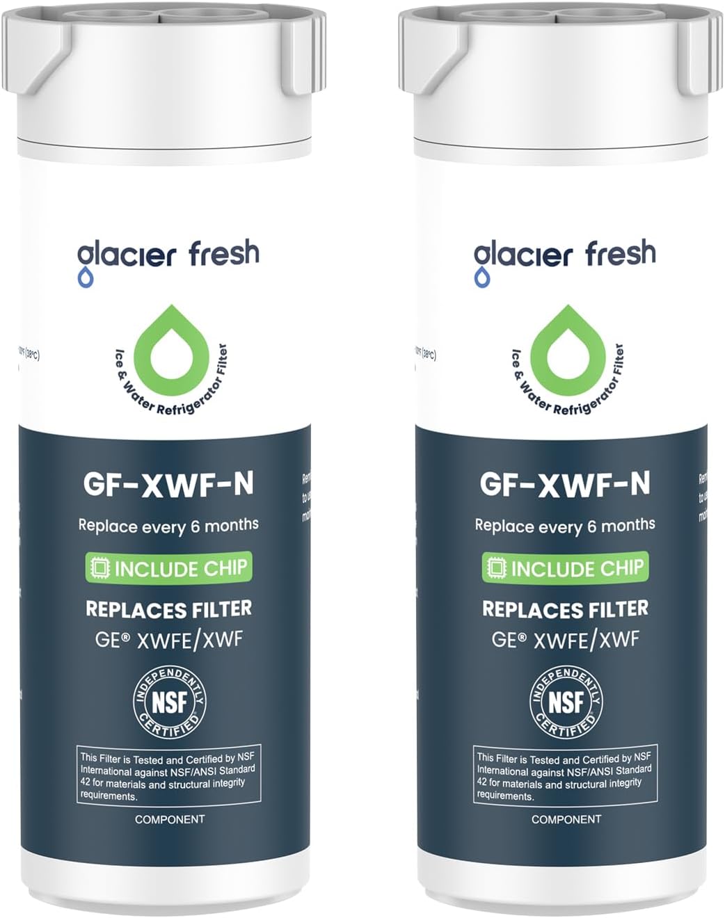 GLACIER FRESH Water Filter Replacement for GE XWFE Models