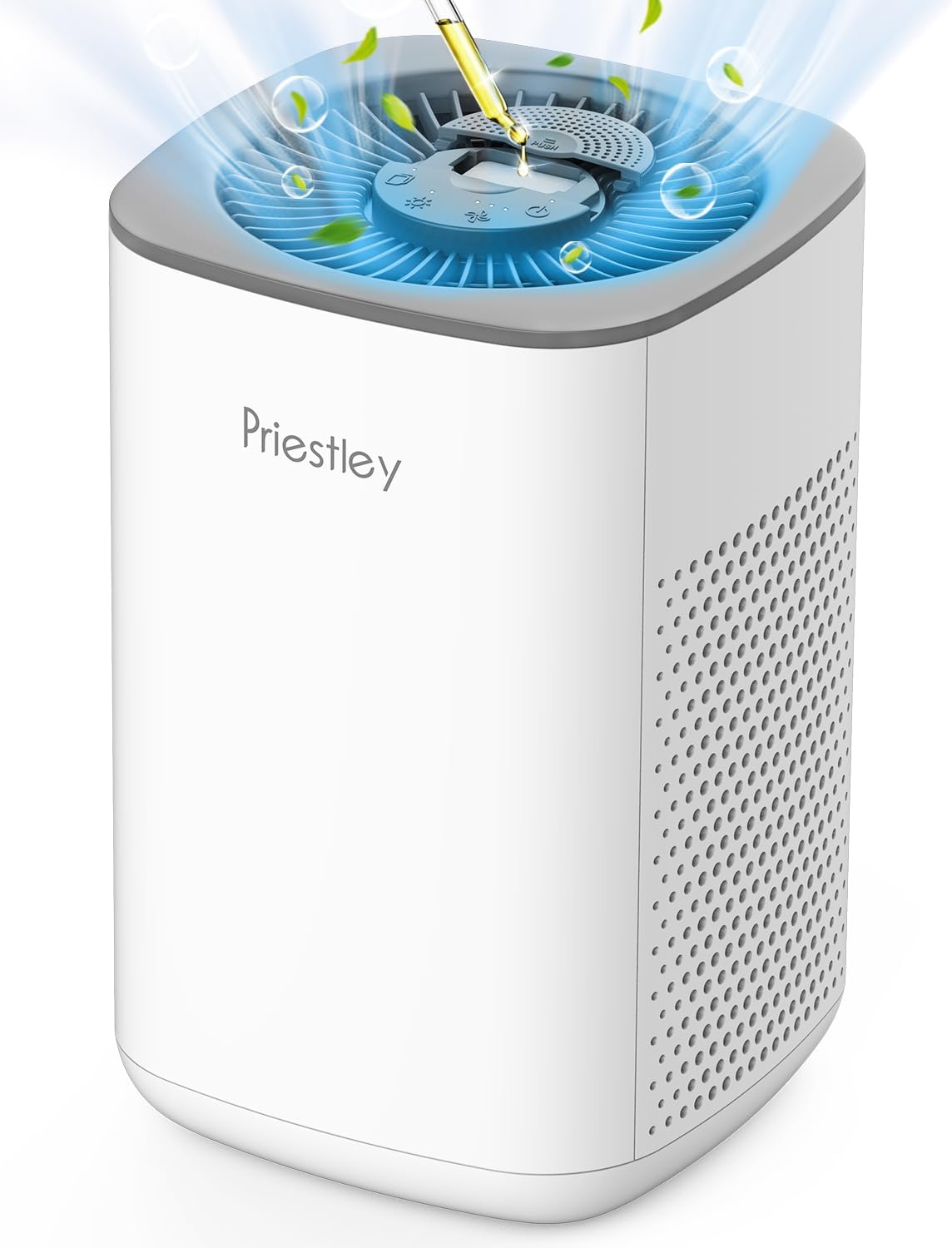 Quiet 3-in-1 HEPA Air Purifier: Filter Smoke, Allergens, Odors