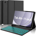 Galaxy Tab A9 Plus Case with Keyboard 5G 11 in - Backlit Detachable