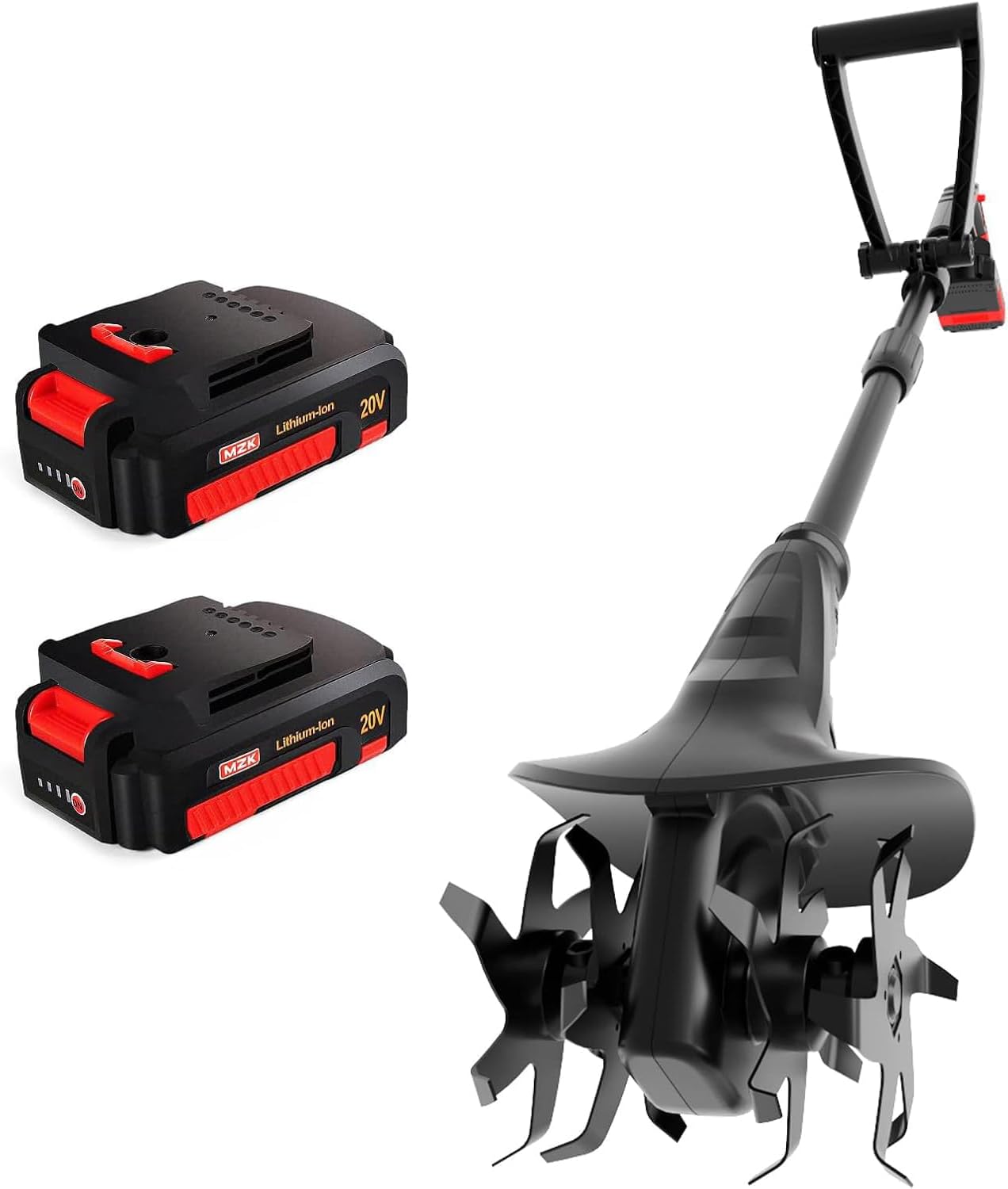 MZK 20V Cordless Tiller Cultivator for Efficient Gardening