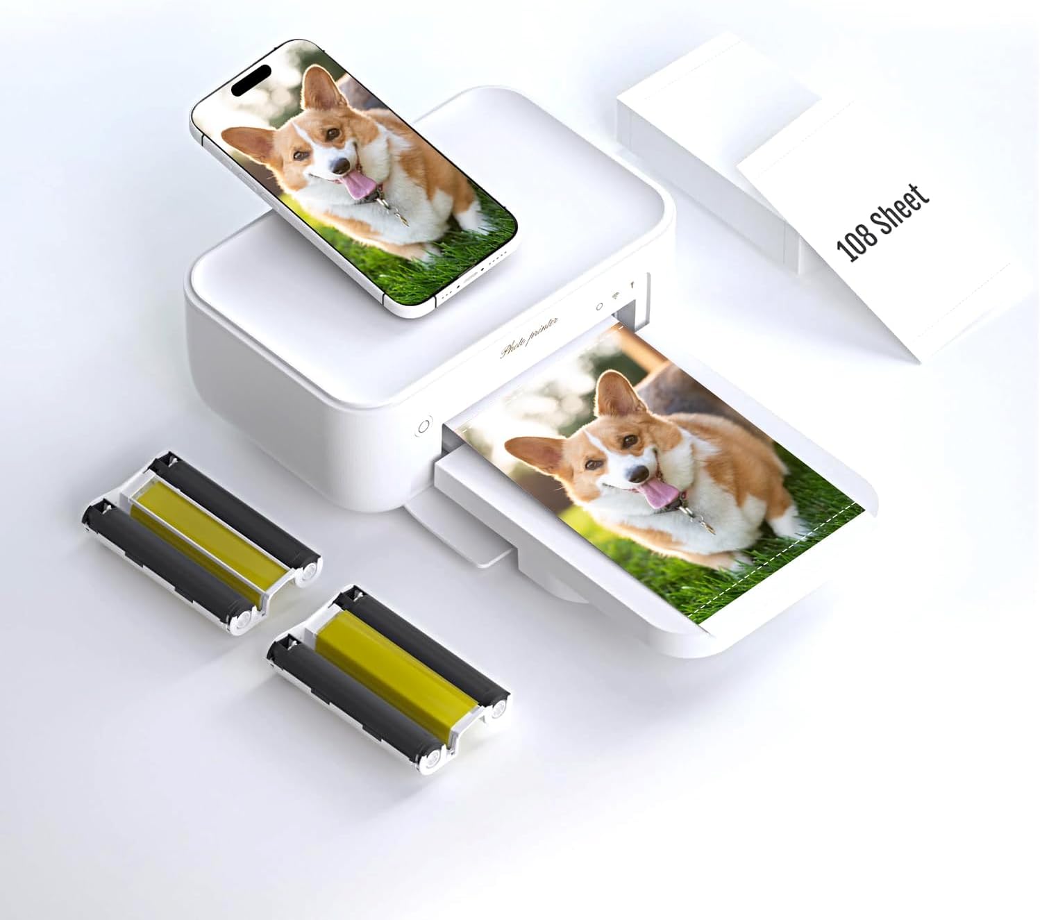 HPRT Photo Printer for Instant 4x6 Prints - Portable & User-Friendly