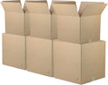 Boxery Moving Boxes 25-Pack Medium 18x14x12 in - Durable Moving Boxes