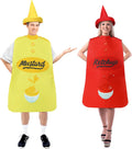 Couples Halloween Costumes for Adults - Ketchup & Mustard Pair