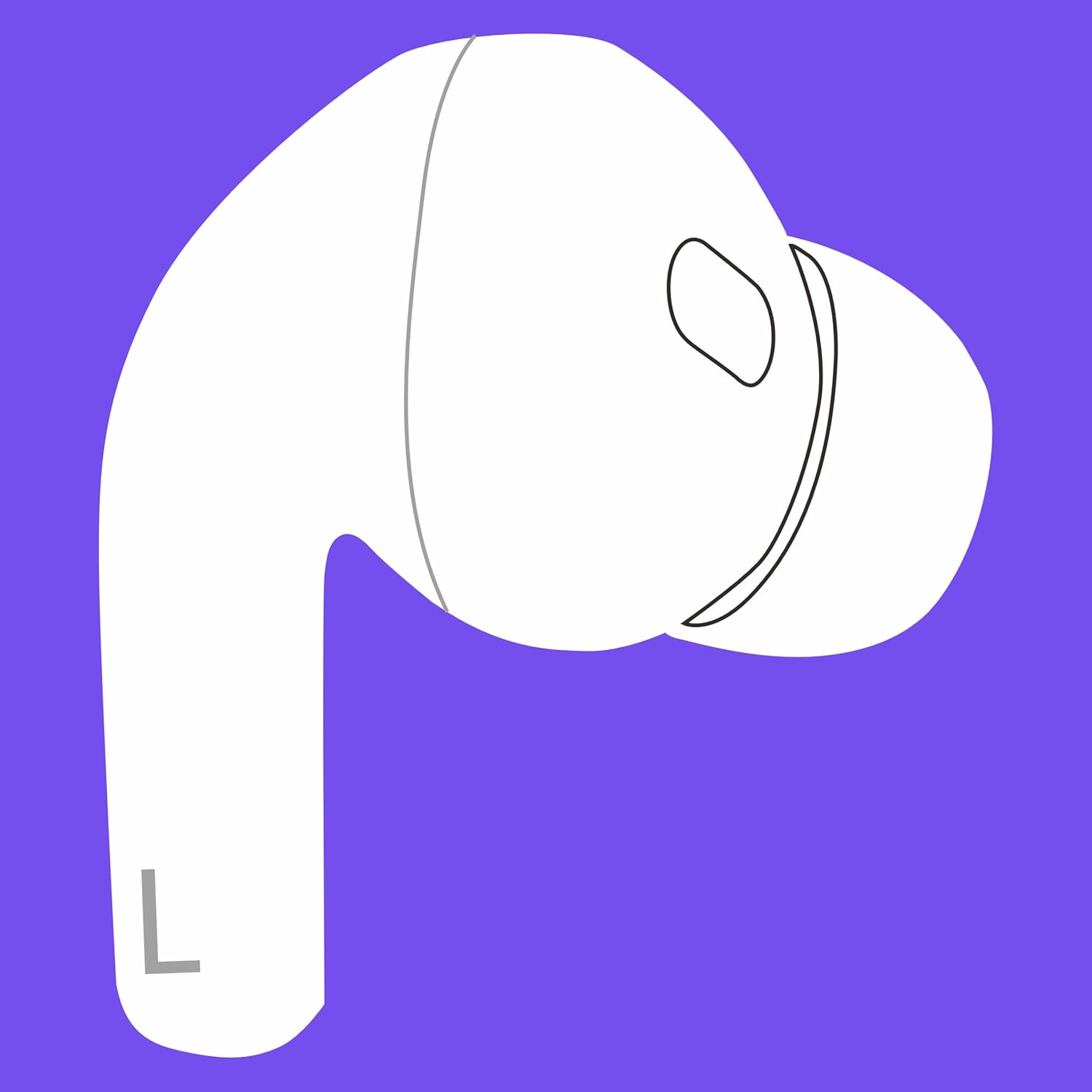 Genuine A2699 Left Earbud Replacement for Air Pro 2nd Gen