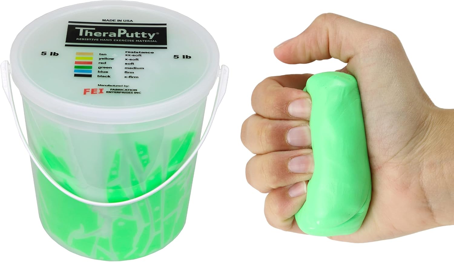CanDo TheraPutty Standard Hand Exercise Putty for Rehabilitation