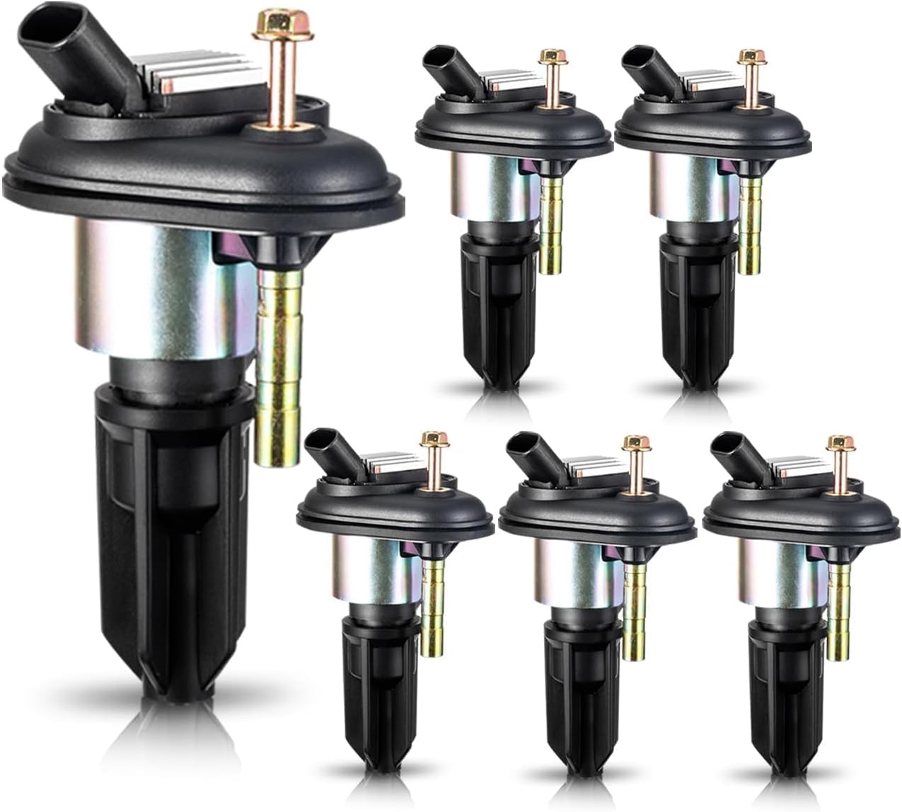 ENA Set of 6 Ignition Coil Pack for Chevy GMC Isuzu Hummer