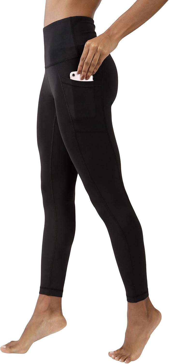 Yogalicious High Waist Ultra Soft 7/8 Leggings with Pockets
