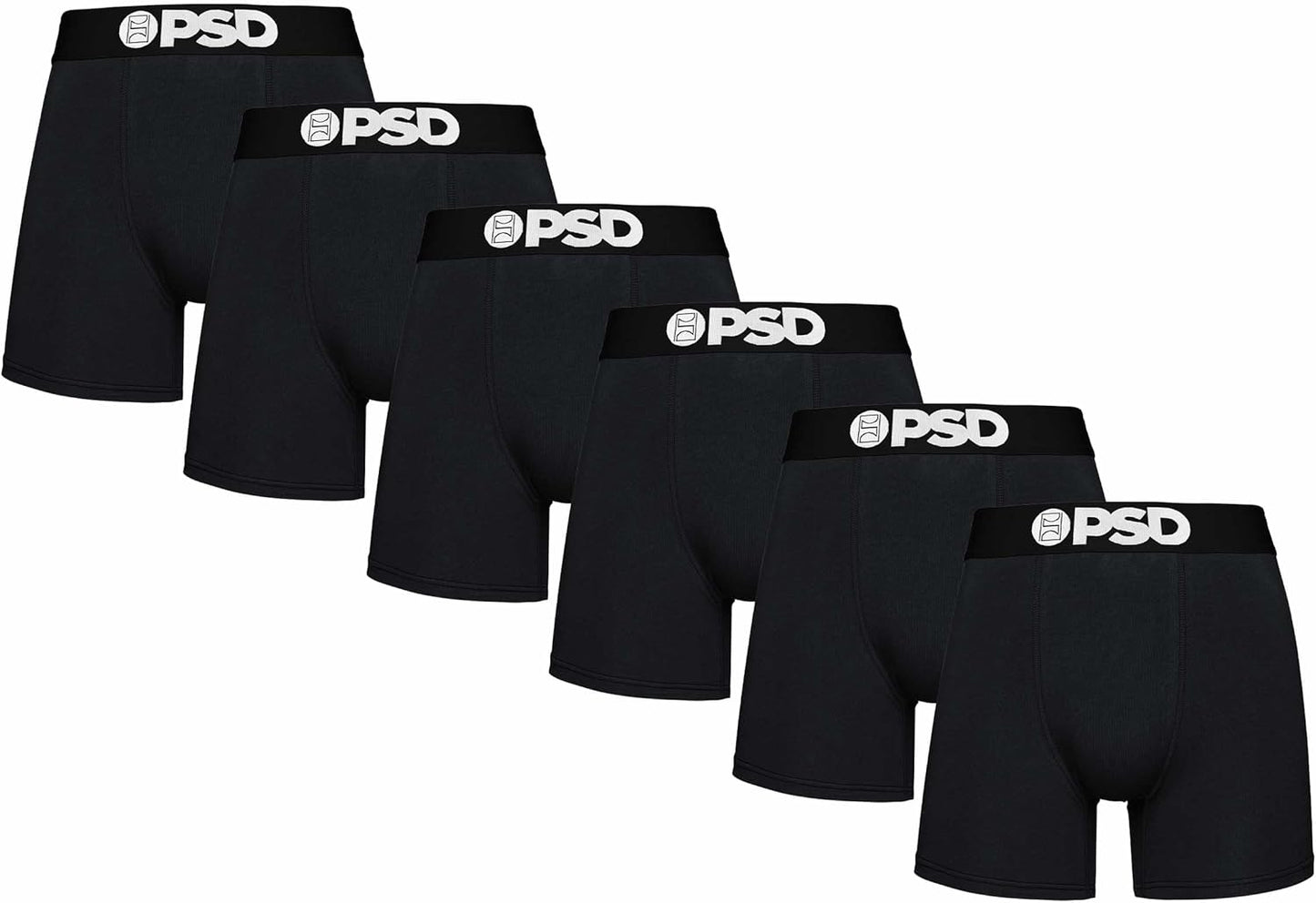PSD Men's Mid Length Boxer Briefs - 5 Inch Inseam Comfort