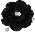 Fabric Flower Brooch Pin - Chiffon Rose Brooch for Jackets and Dresses