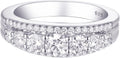 Eternity Ring Wedding Band for Women 925 Sterling Silver - Minimal 0
