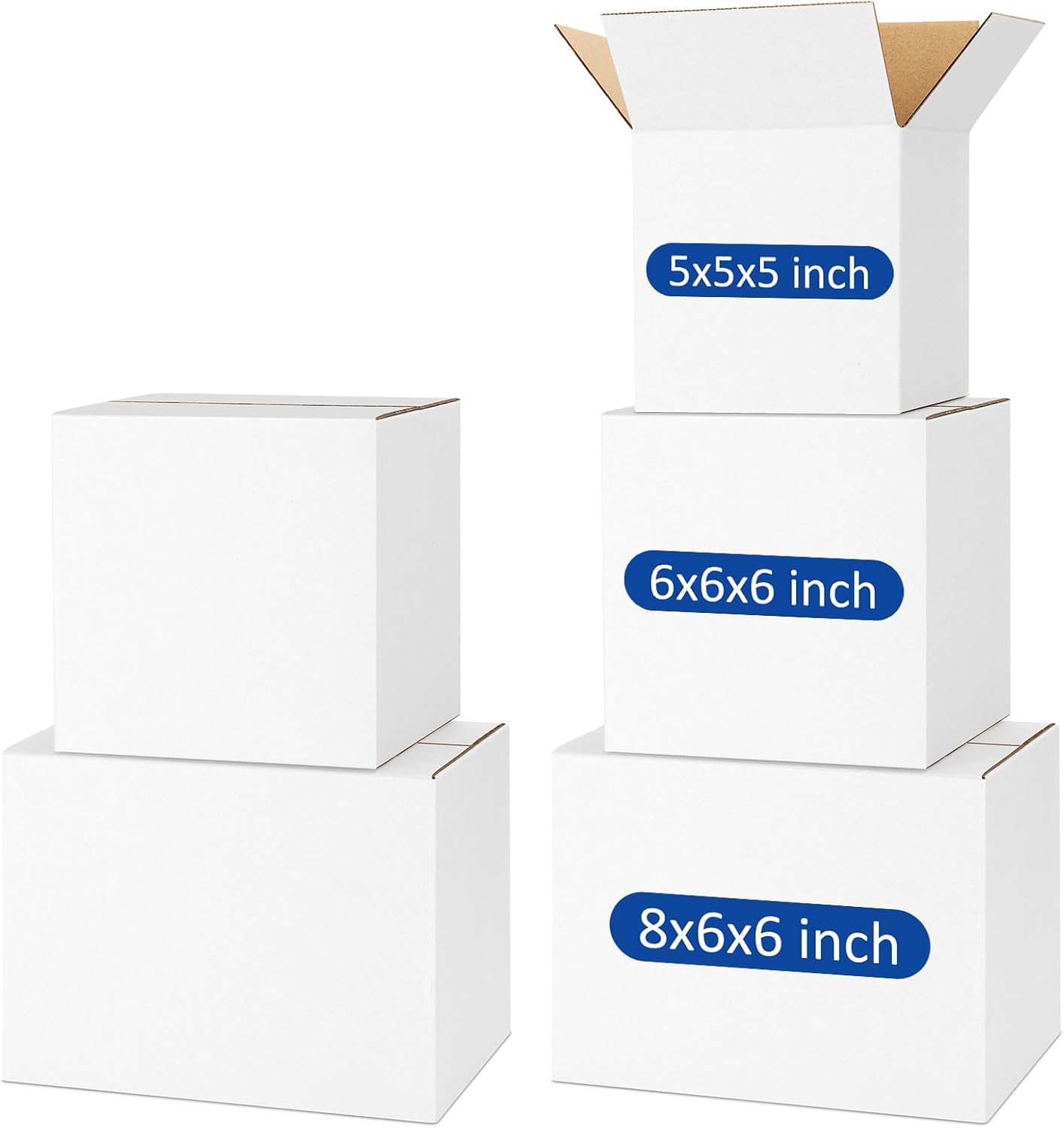 Assorted Sizes Shipping Boxes 45 Pack for Small Business Needs