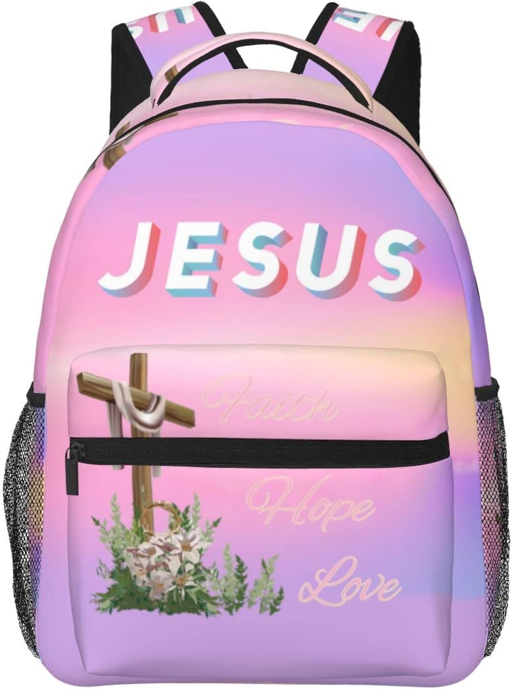 Christian Laptop Backpack with Bible Verse for Travel and Daily Use
