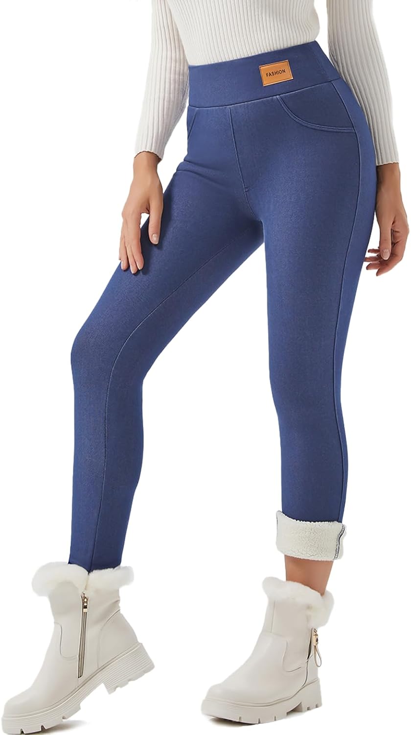 Winter Warm Thick Leggings for Women - Fleece Lined Comfort