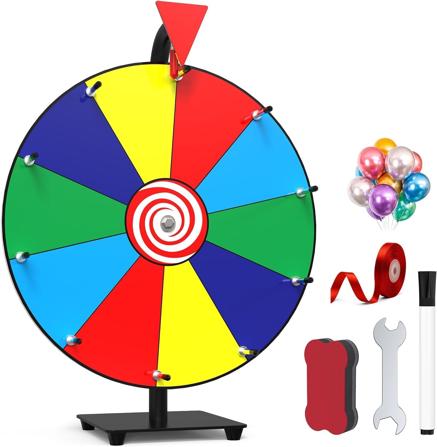 14 Inch Spinning Prize Wheel for Fun Games and Events