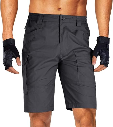 FREE SOLDIER Men's Hiking Tactical Cargo Shorts for Outdoor Fun