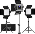 GVM RGB LED Video Lighting Kit 800D Studio Video Lights - App Control