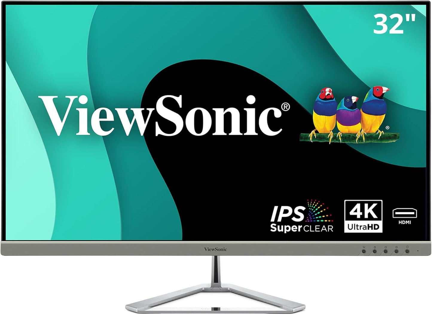 ViewSonic VX3276-4K-MHD 32 Inch 4K UHD Monitor for Home Office