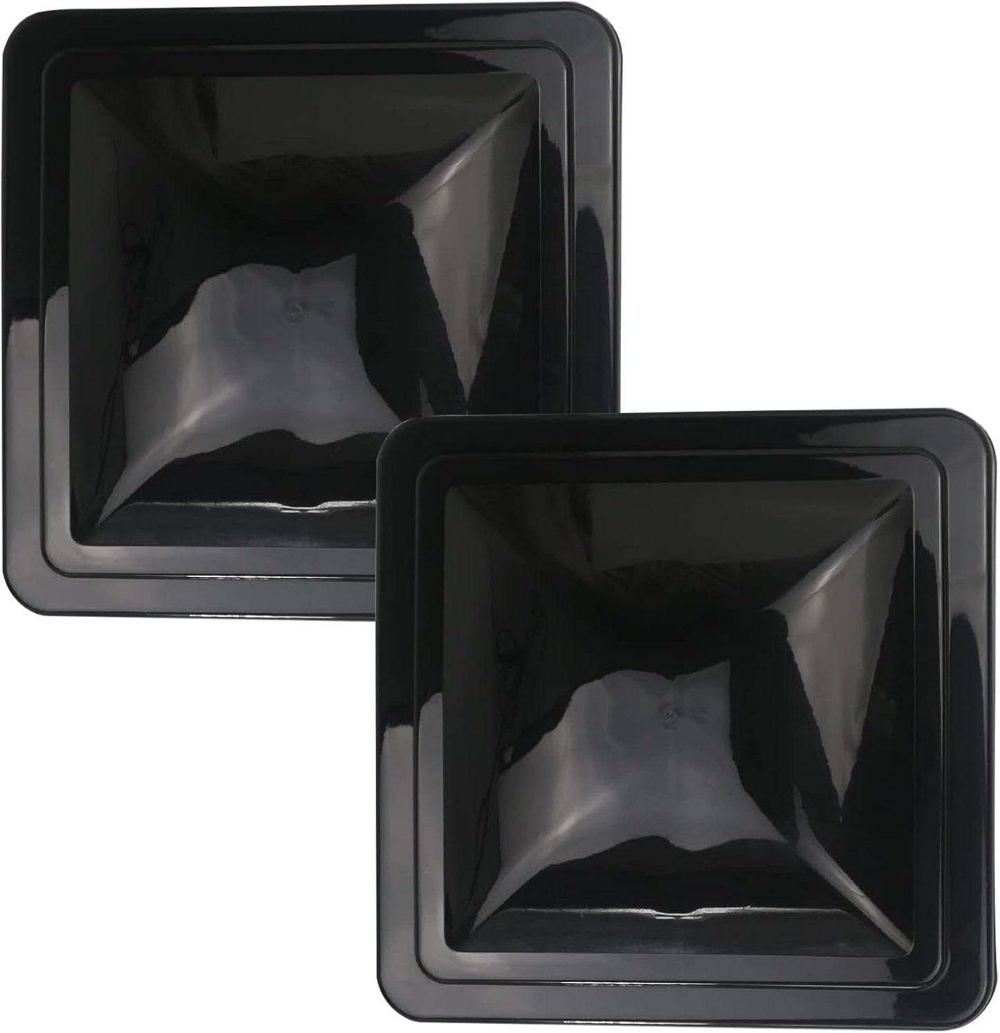 2 Pack 14 in Universal Roof Vent Cover for RV and Trailer Use