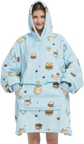 Krifey Soft Wearable Hoodie Blanket for Comfort and Fashion
