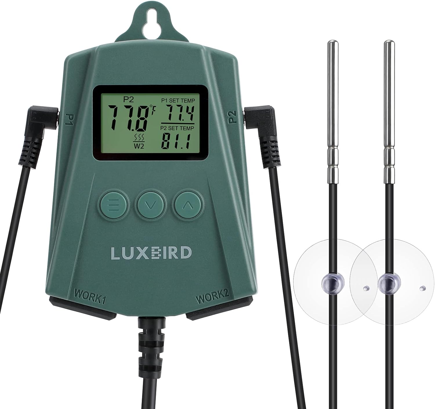 Luxbird Dual Probe Heating Thermostat - 2 Outlets