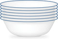 Corelle 6-Piece 18oz Round Bowls - Lightweight, Durable Everyday Bowls