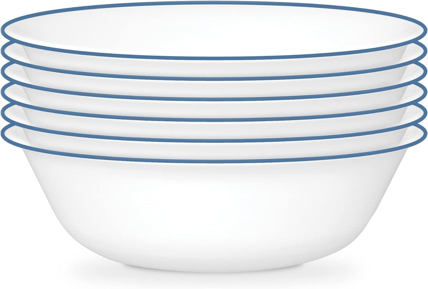 Corelle 6-Piece 18oz Round Bowls for Soup and Cereal