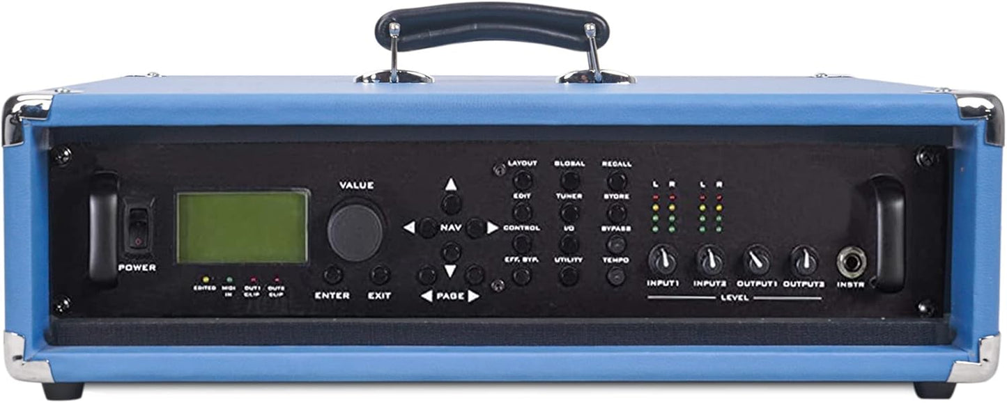 Sound Town Vintage 2U Amp Rack Case for Gear Protection