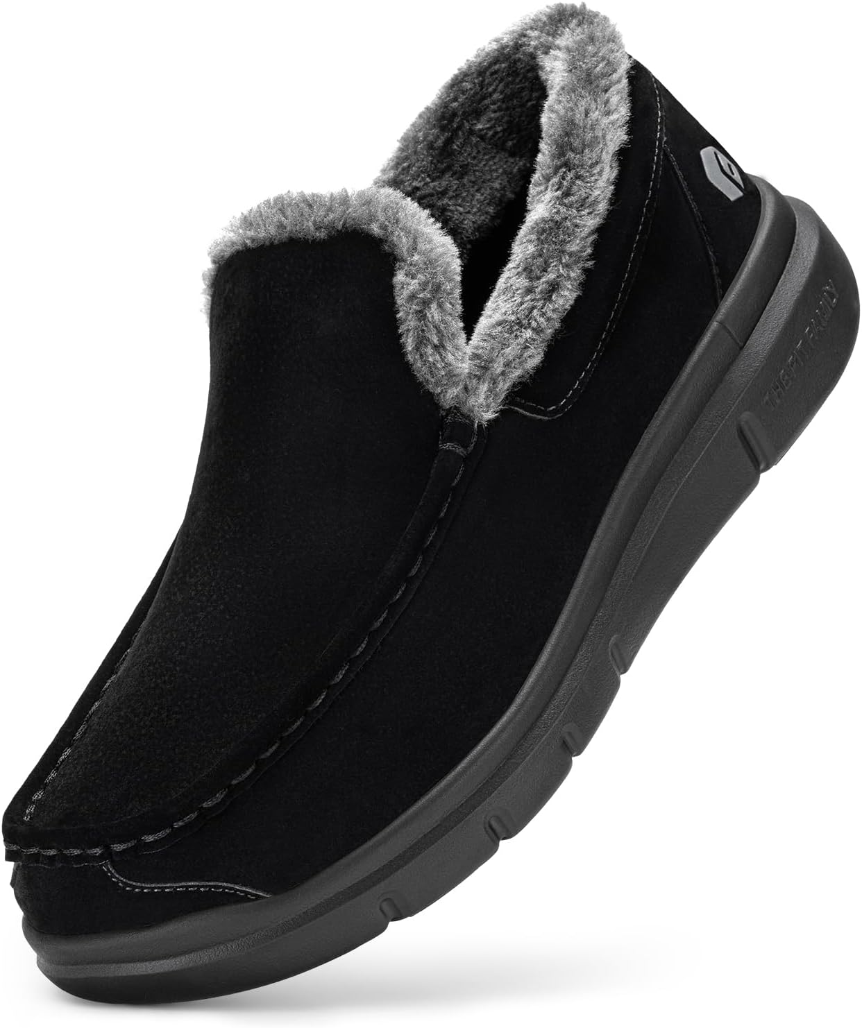 FitVille Extra Wide Men Slippers for Comfort and Warmth
