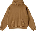Mens Oversized Hoodies Pullover Women Fall Acid Wash Plain Preppy this