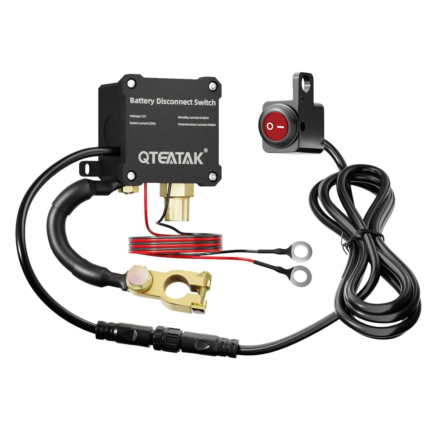 12V 250A Battery Disconnect Switch for Car and Truck RV Use