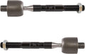TRQ Front Inner Tie Rod Set Compatible with 2013-2018 Hyundai Santa Fe