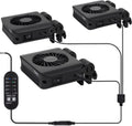 hygger Aquarium Chillers Fan 3-Fan Head - Quiet, Adjustable Cooling