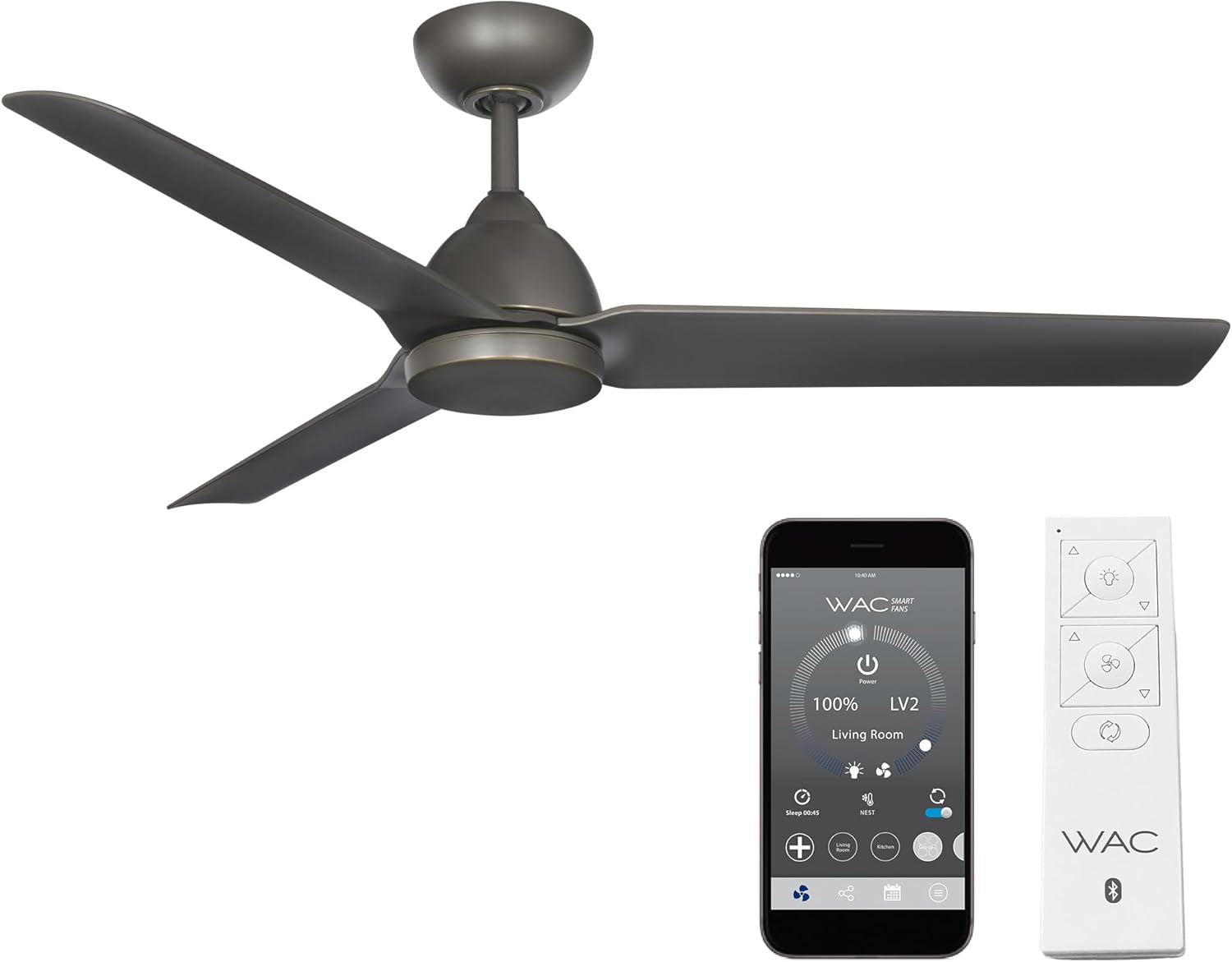 WAC Smart Home Ceiling Fan - Alexa Compatible!