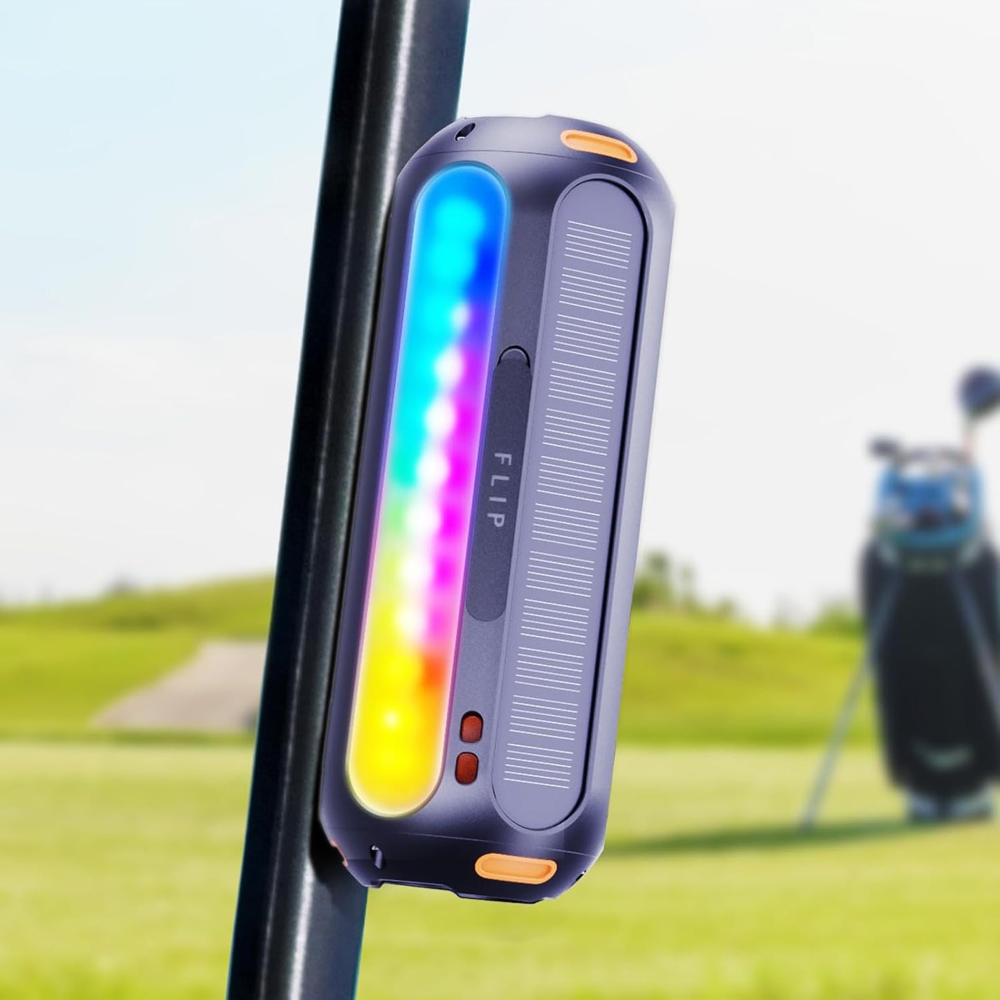 ABFOCE Magnetic Bluetooth Speaker for Golf with Solar Charging