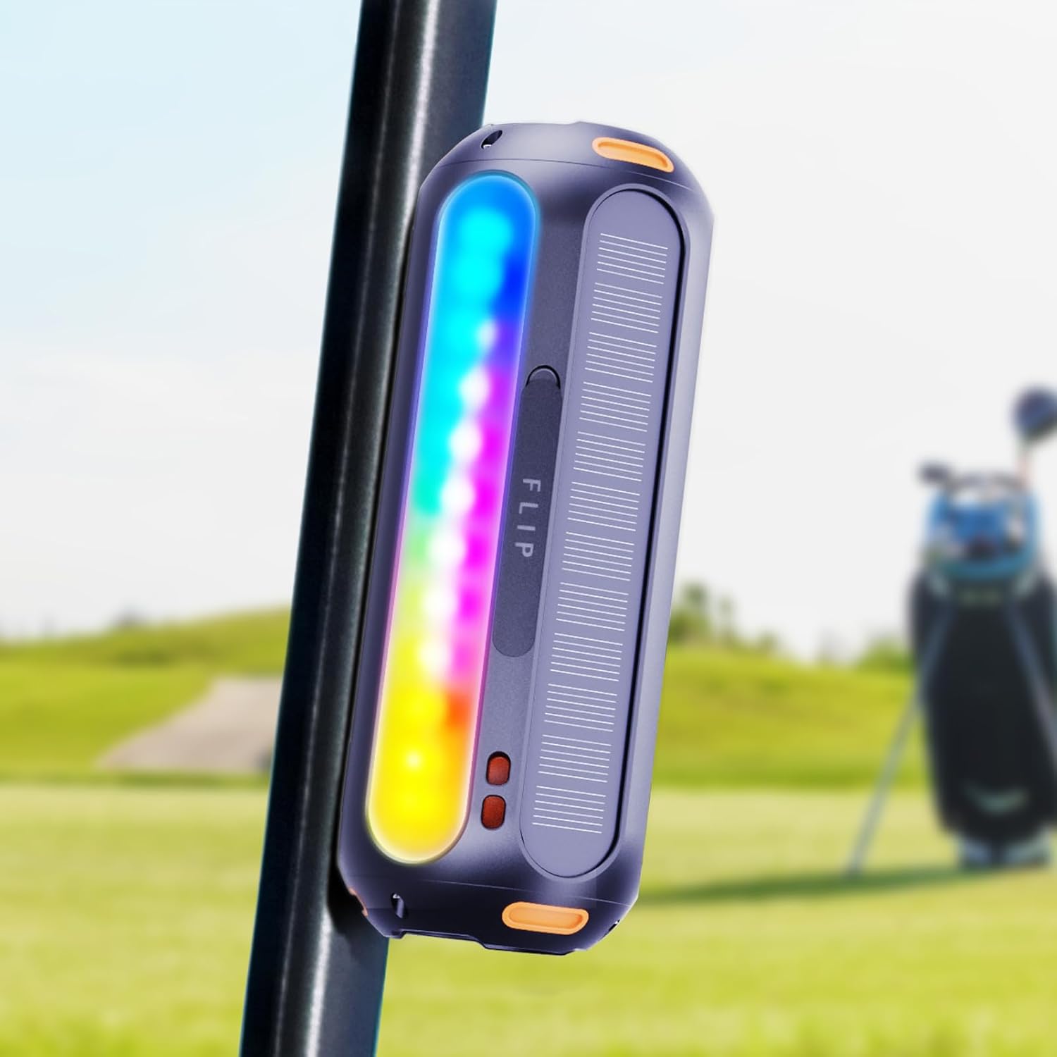ABFOCE Magnetic Bluetooth Speaker for Golf with Solar Charging