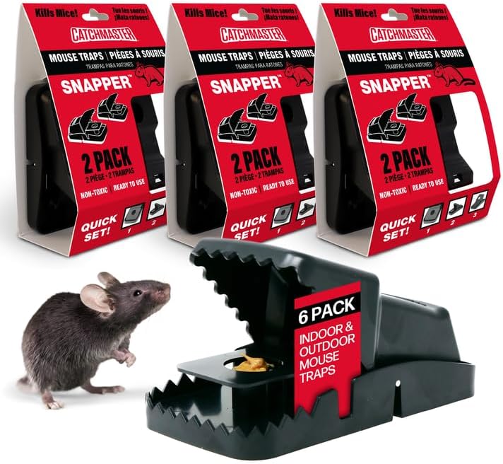 Reusable Indoor Mouse Traps 6-Pk by Catchmaster