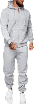 HHGKED Sweat suits men Tracksuits 2 Piece sets Athletic (Style 1TCC)