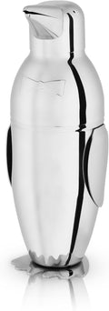 Penguin Cocktail Shaker 17 oz - Playful Stainless Steel Bar Shaker
