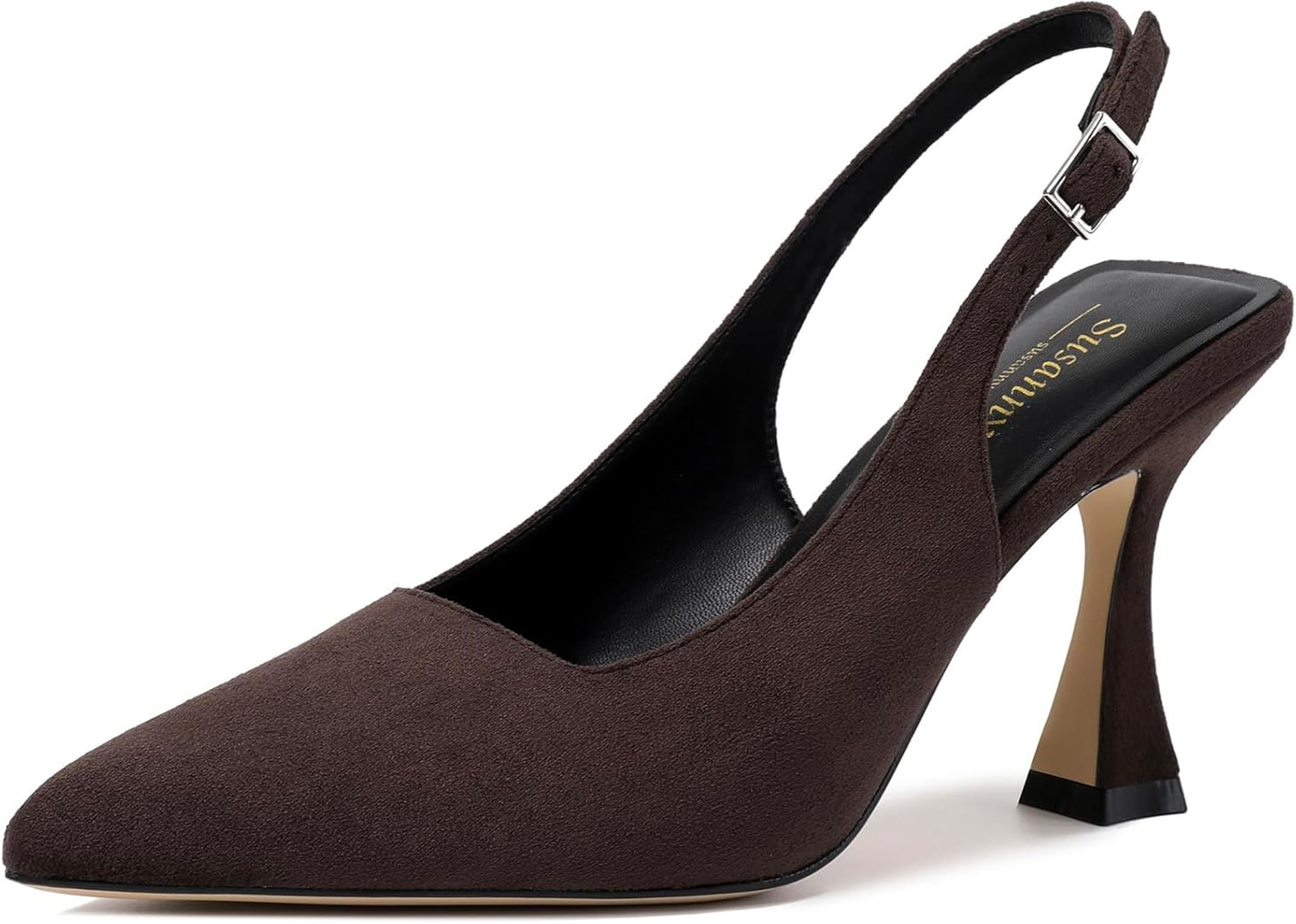 Susanny Slingback Kitten Heels for Women - Elegant Dressy Pumps