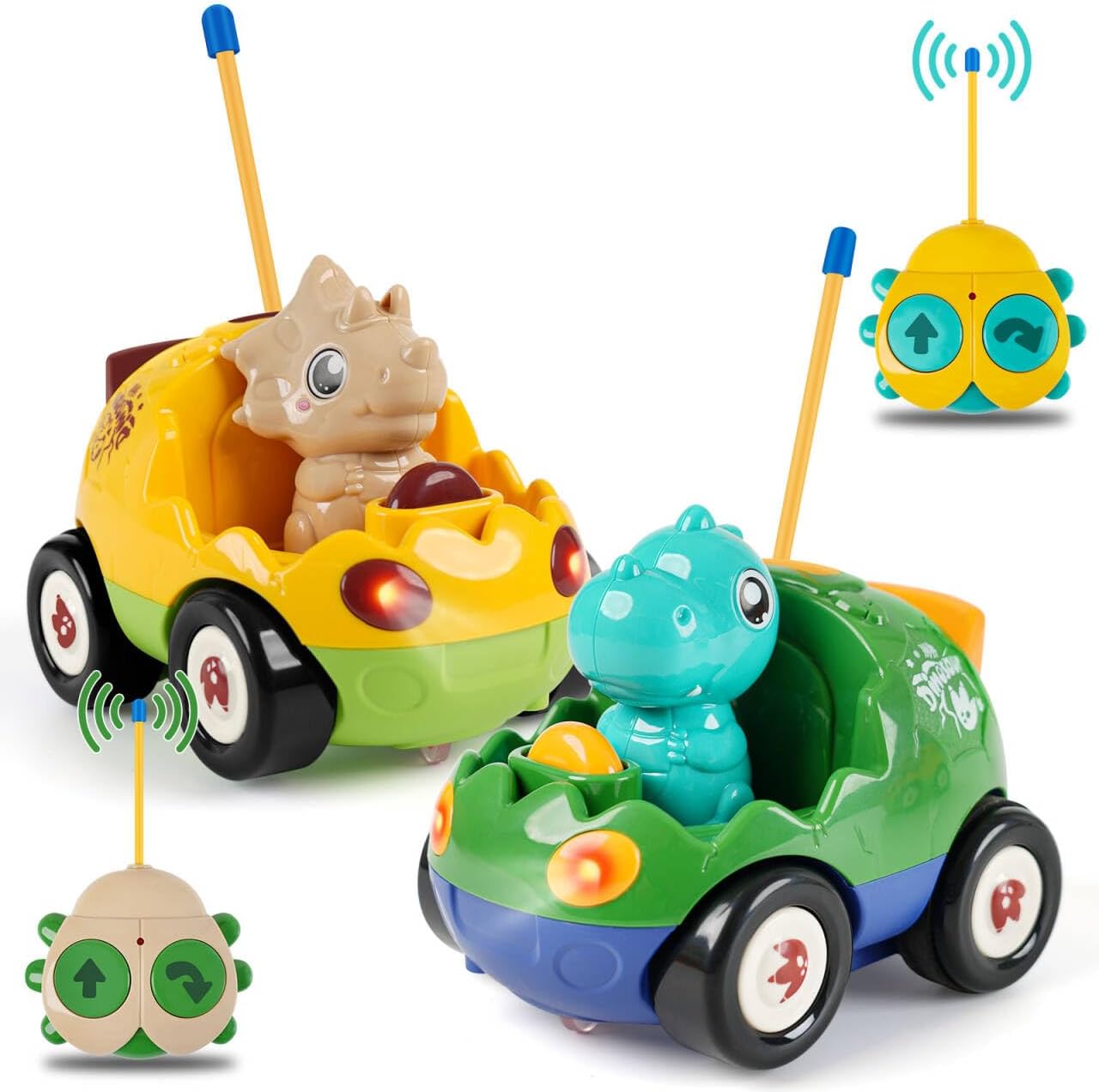 Remote Control Dinosaur Car Toys for Toddlers - Fun Gift Idea