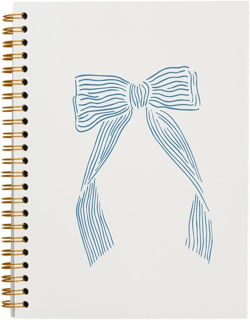 Retro Bow Spiral Notebook-FLVGE