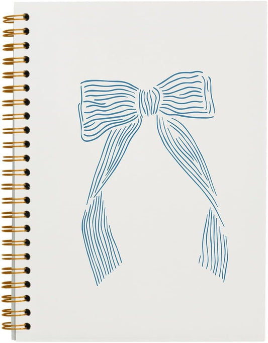Retro Bow Spiral Notebook-FLVGE