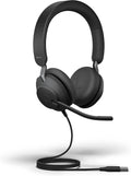 Jabra Evolve2 40 SE Wired Stereo Headset - Clear Calls, Comfortable